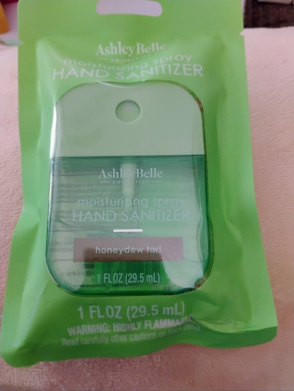 AshleyBelle Honeydew Tart Moisturizing Spray Hand Sanitizer